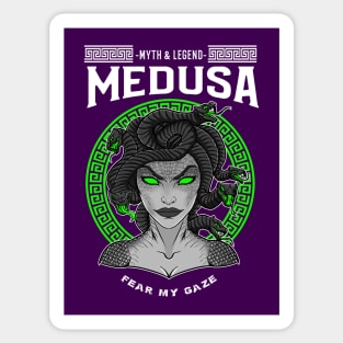 Myths and Legends: Medusa the Cursed-Greek mythology design Sticker